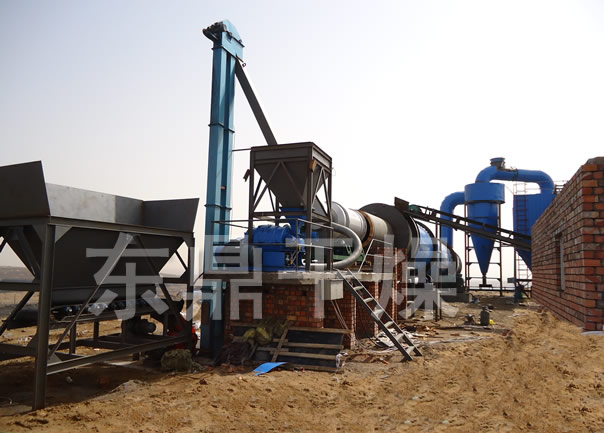 煤泥烘干設備準備發貨，煤泥烘干機發貨現場